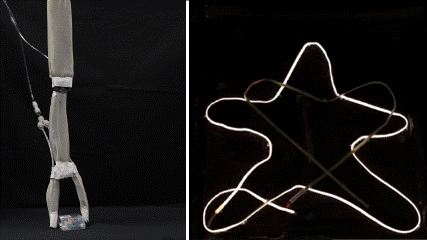 Soft robotic structures enabled by metamaterials